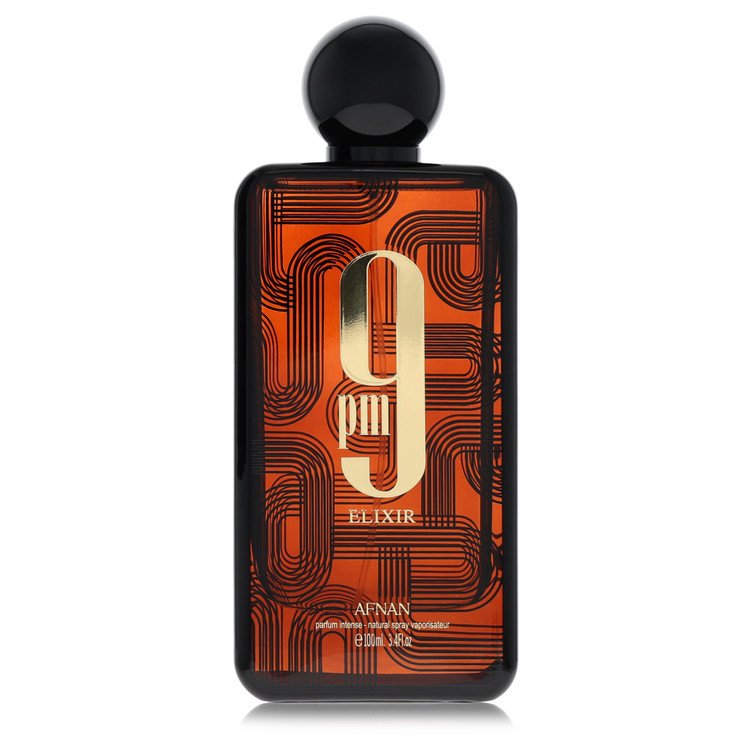 Afnan 9pm Elixir Intense Parfum Intense Spray (Unisex Tester) By Afnan for Men 3.4 oz
