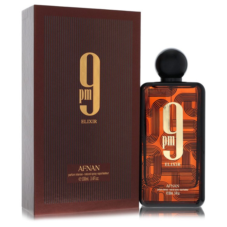 Afnan 9pm Elixir Intense Parfum Intense Spray (Unisex) By Afnan for Men 3.4 oz