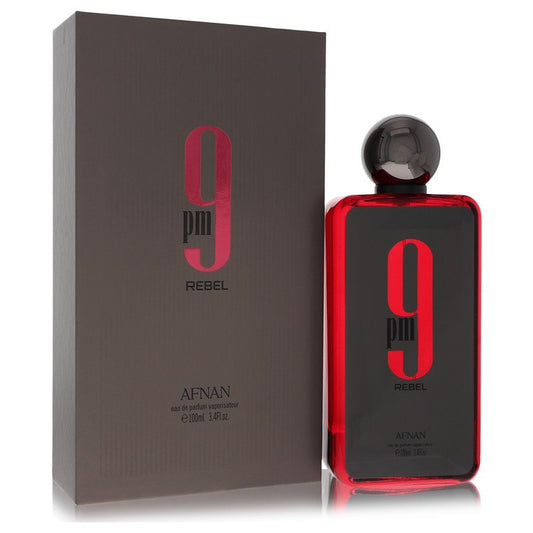 Afnan 9pm Rebel Cologne By Afnan Eau De Parfum Spray (Unisex) for Men 3.4 oz