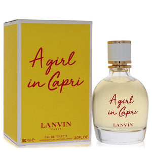 A Girl In Capri Eau De Toilette Spray By Lanvin for Women 3 oz