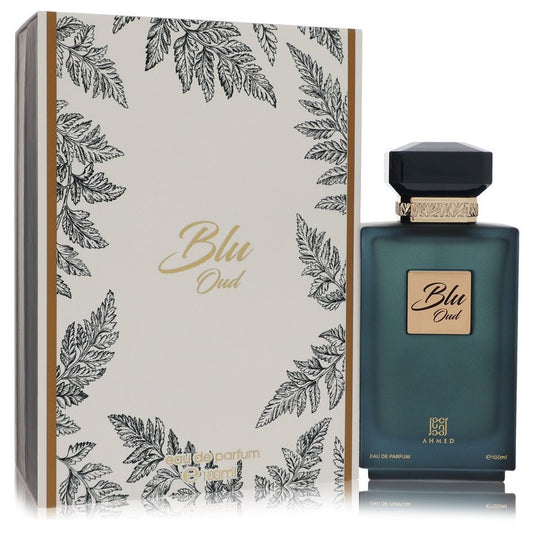 Ahmed Al Maghribi Blu Oud Eau De Parfum Spray (Unisex) By Ahmed Al Maghribi for Women 3.38 oz