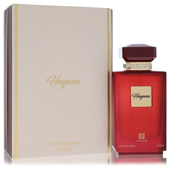 Ahmed Al Maghribi Hayana Extrait De Parfum Spray By Ahmed Al Maghribi for Men 3.38 oz
