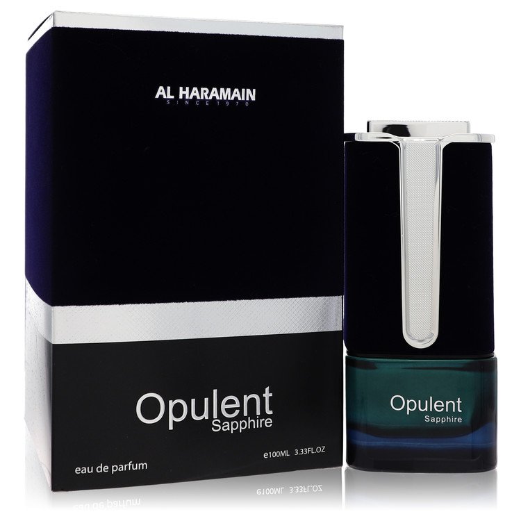 Al Haramain Opulent Sapphire Eau De Parfum Spray (Unisex) By Al Haramain for Women 3.3 oz