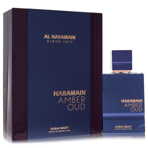 Al Haramain Amber Oud Dubai Night Extrait De Parfum Spray By Al Haramain for Men 2.53 oz