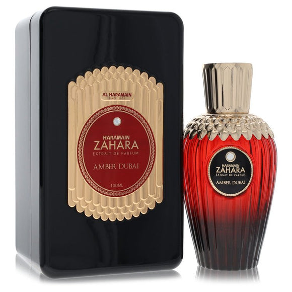 Al Haramain Zahara Amber Dubai Extrait De Parfum Spray By Al Haramain for Men 3.33 oz