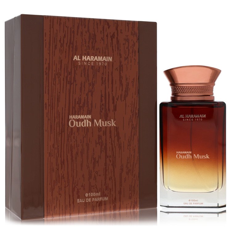 Al Haramain Oudh Musk Eau De Parfum Spray By Al Haramain for Men 3.33 oz