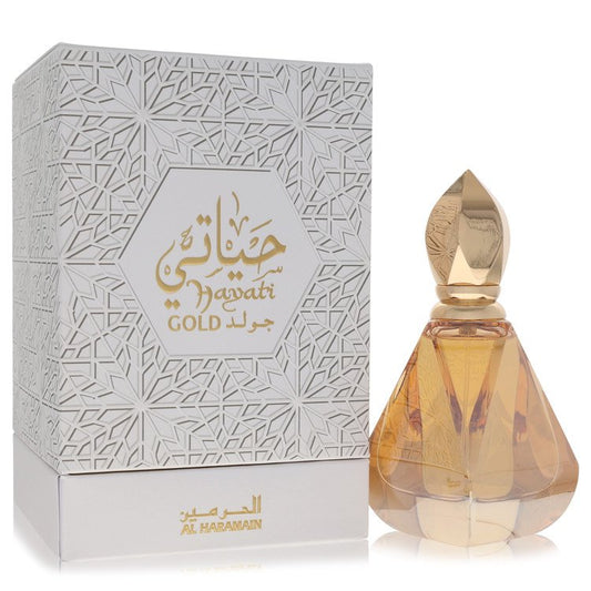 Al Haramain Hayati Gold Eau De Parfum Spray By Al Haramain 3.33 oz for Men