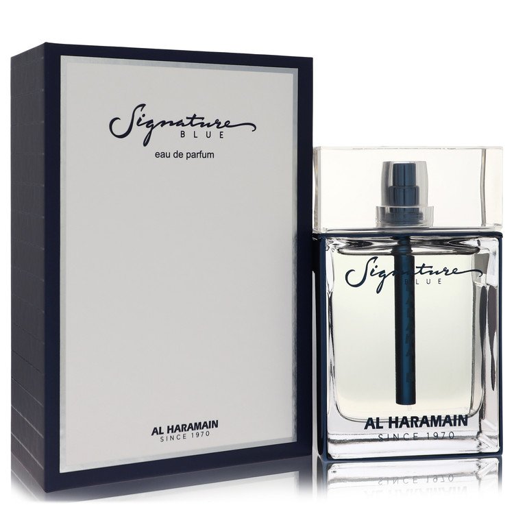 Al Haramain Signature Blue Cologne By Al Haramain Eau De Parfum Spray for Men 3.3 oz