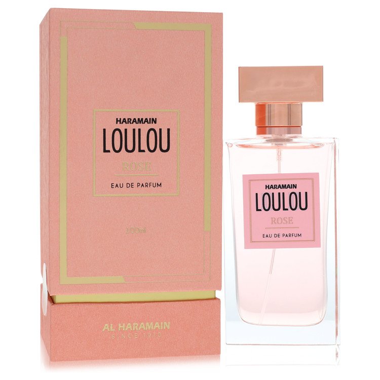 Al Haramain Loulou Rose Eau De Parfum Spray By Al Haramain for Women 3.33 oz