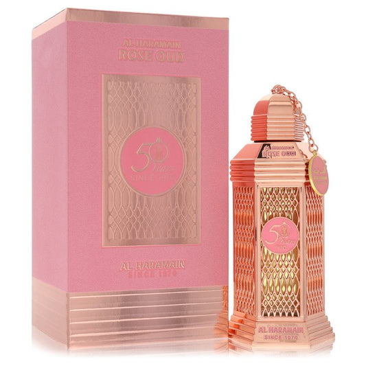 Al Haramain Rose Oud Eau De Parfum Spray By Al Haramain for Women 3.4 oz