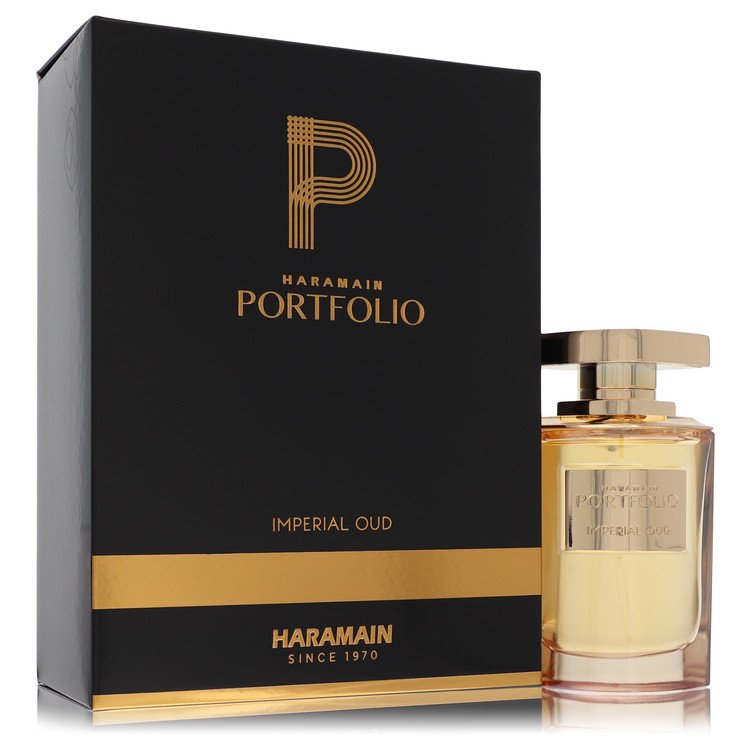 Al Haramain Portfolio Imperial Oud Cologne By Al Haramain Eau De Parfum Spray (Unisex) for Men 2.5 oz