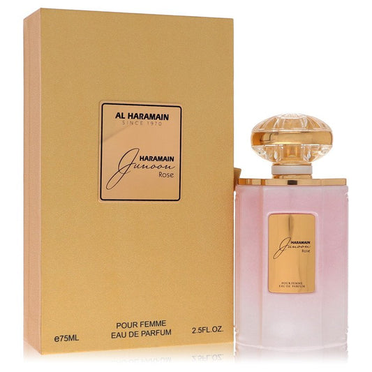 Al Haramain Junoon Rose Perfume By Al Haramain Eau De Parfum Spray for Women 2.5 oz