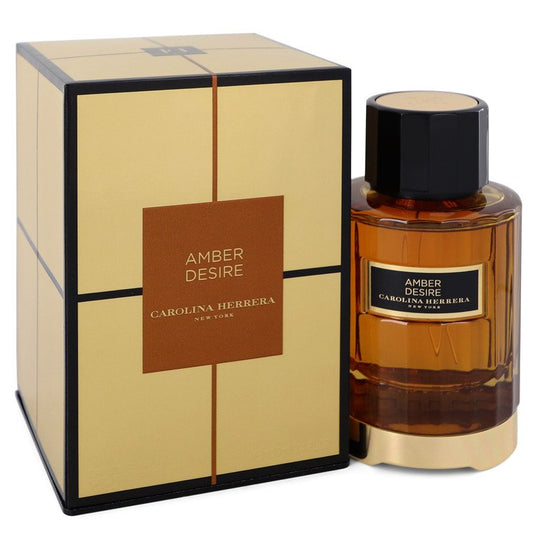 Amber Desire Eau De Parfum Spray (Unisex) By Carolina Herrera for Women 3.4 oz