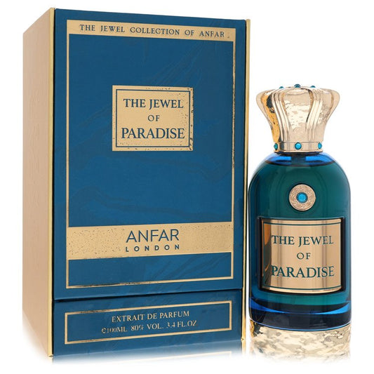 Anfar London The Jewel Of Paradise Extrait De Parfum Spray By Anfar for Men 3.4 oz