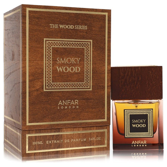 Anfar London Smoky Wood Extrait De Parfum Spray By Anfar for Men 3.4 oz