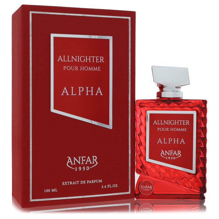 Anfar All Nighter Alpha Extrait De Parfum Spray By Anfar for Men 3.4 oz