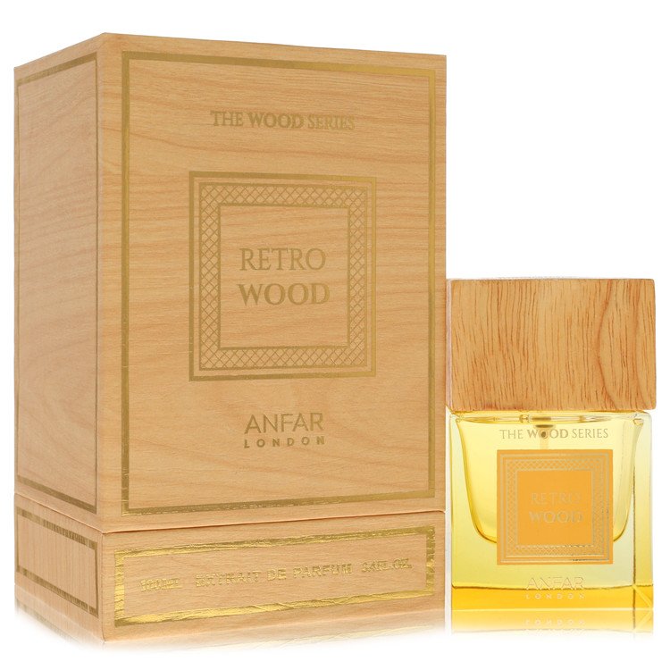 Anfar Retro Wood Extrait De Parfum Spray By Anfar for Men 3.4 oz
