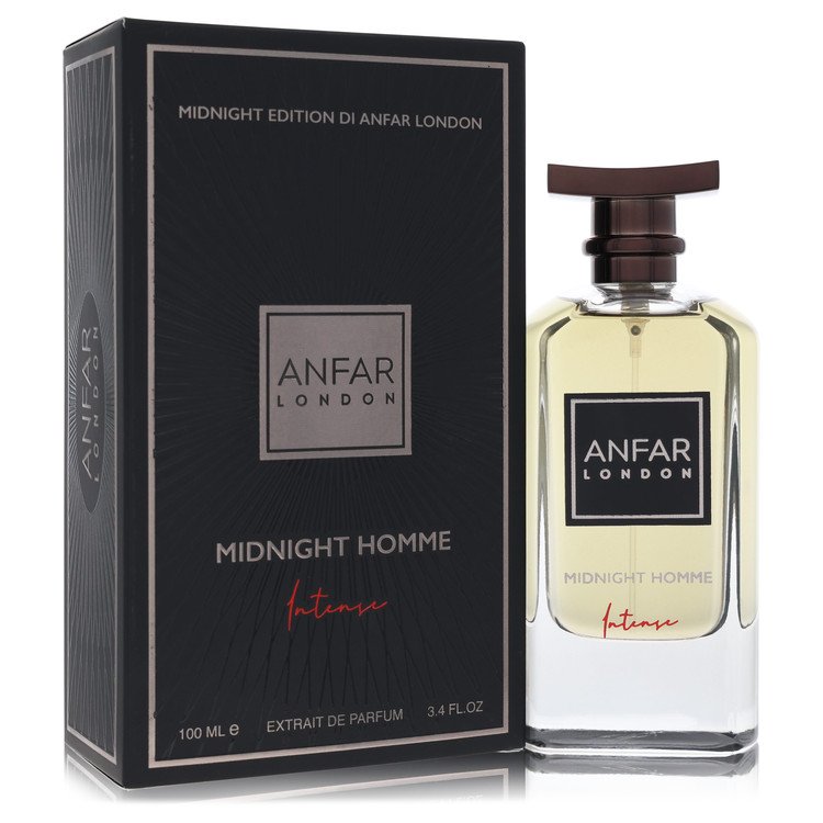 Anfar London Midnight Homme Intense Extrait De Parfum Spray By Anfar for Men 3.4 oz