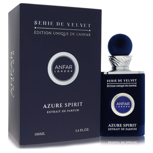 Anfar London Azure Spirit Extrait De Parfum Spray By Anfar for Men 3.4 oz