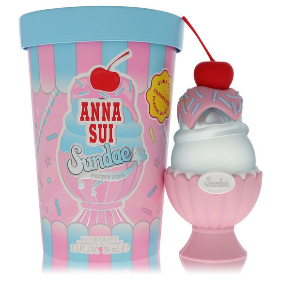 Anna Sui Sundae Pretty Pink Perfume By Anna Sui Eau De Toilette Spray for Women 1.7 oz