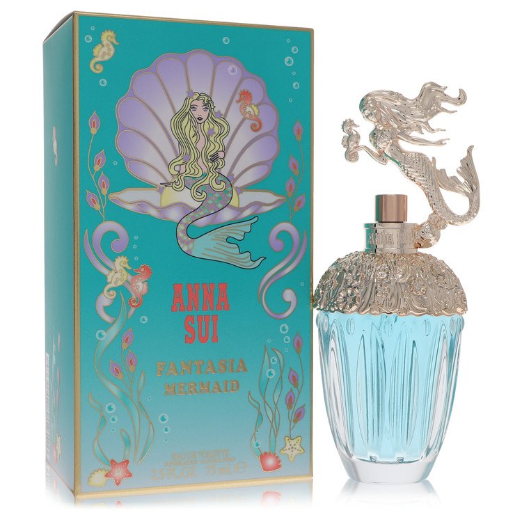 Anna Sui Fantasia Mermaid Perfume By Anna Sui Eau De Toilette Spray for Women 2.5 oz