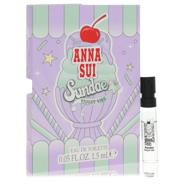 Anna Sui Sundae Violet Vibe Vial (sample) By Anna Sui for Women 0.05 oz