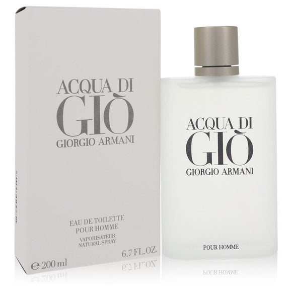 Acqua Di Gio Eau De Toilette Spray By Giorgio Armani for Men 6.7 oz