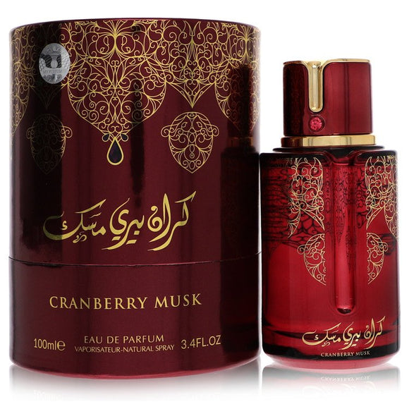 Arabiyat Prestige Cranberry Musk Eau De Parfum Spray (Unisex) By Arabiyat Prestige for Women 3.4 oz