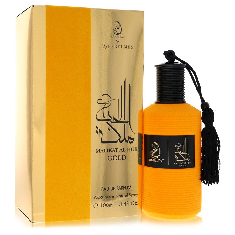 Arabiyat Malikat Al Hub Gold Eau De Parfum Spray (Unisex) By My Perfumes for Women 3.4 oz