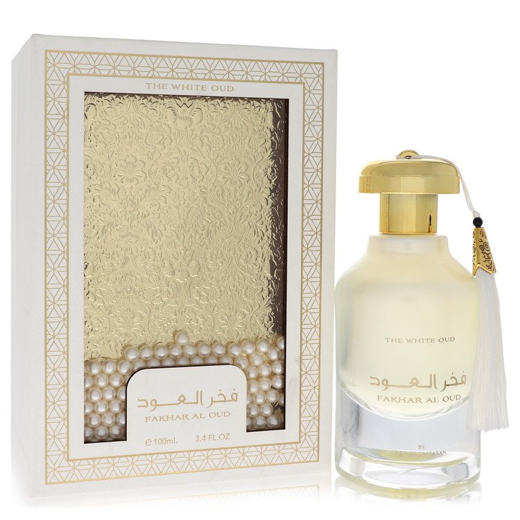 Ard Al Zaafaran Fakhar Al Oud The White Oud Cologne By Al Zaafaran Eau De Parfum Spray (Unisex) for Men 3.4 oz