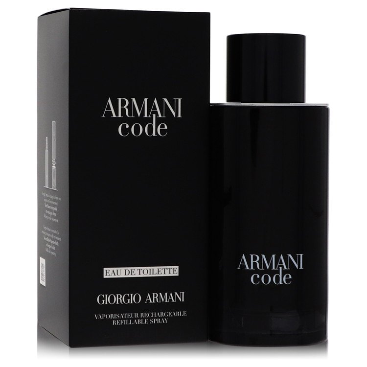 Armani Code Cologne By Giorgio Armani Eau De Toilette Spray Refillable for Men 4.2 oz