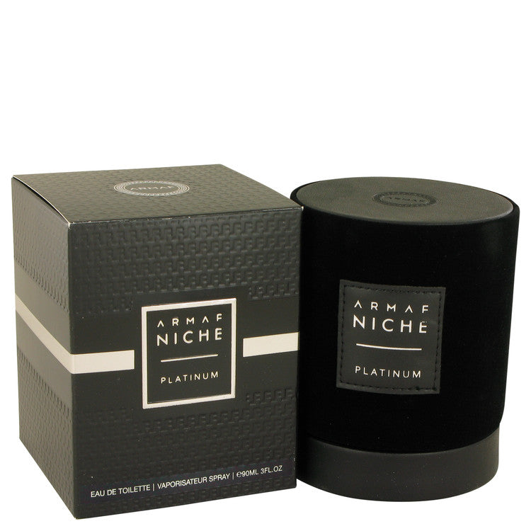 Armaf Niche Platinum Eau De Toilette Spray By Armaf for Men 3 oz