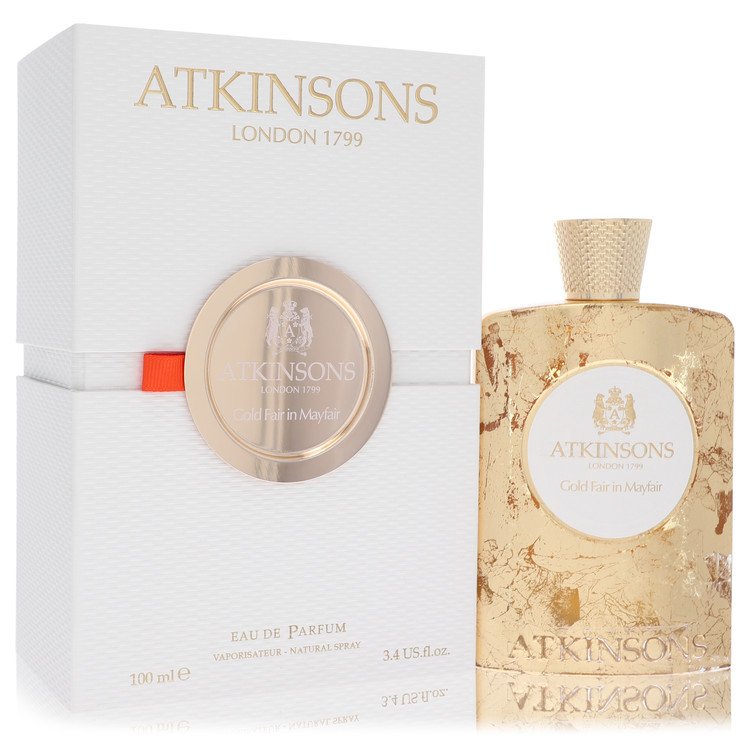 Atkinsons Gold Fair In Mayfair Eau De Parfum Spray (Unisex) By Atkinsons for Women 3.4 oz