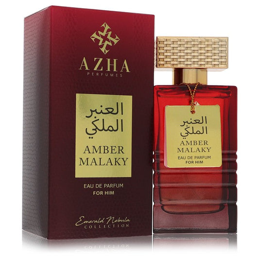 Azha Amber Malaky Cologne By Azha Eau De Parfum Spray for Men 3.3 oz