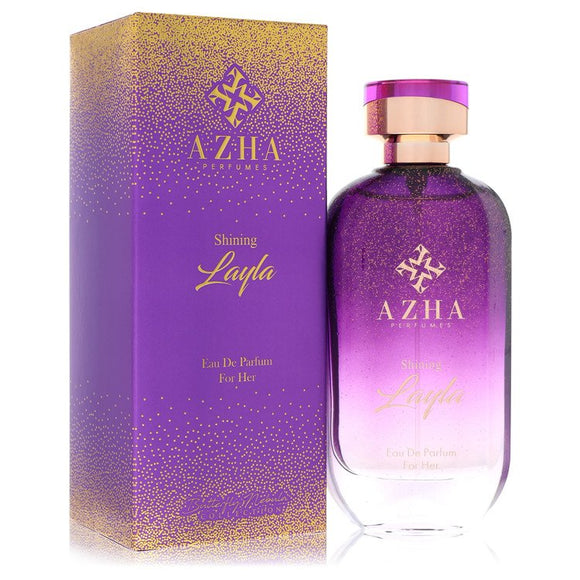 Azha Al Shining Layla Eau De Parfum Spray By Azha for Women 3.3 oz