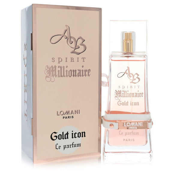 Ab Spirit Millionaire Gold Icon Perfume By Lomani Eau De Parfum Spray for Women 3.3 oz