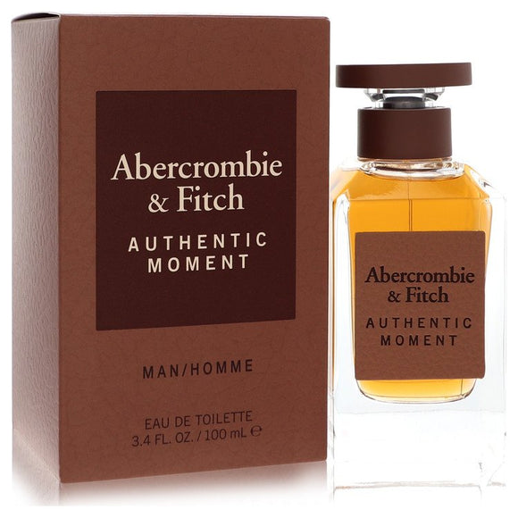 Abercrombie & Fitch Authentic Moment Cologne By Abercrombie & Fitch Eau De Toilette Spray for Men 3.4 oz