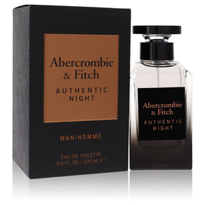 Abercrombie & Fitch Authentic Night Eau De Toilette Spray By Abercrombie & Fitch for Men 3.4 oz