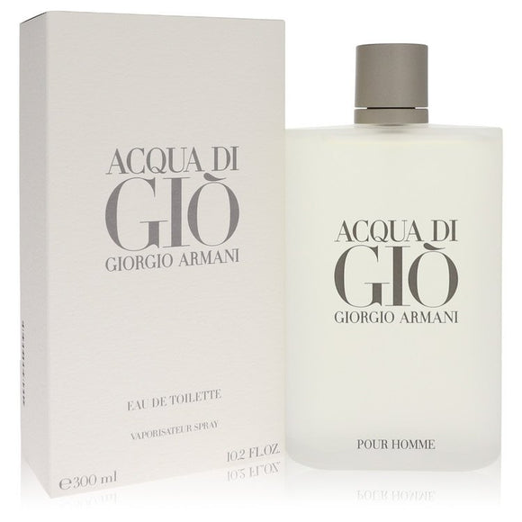 Acqua Di Gio Cologne By Giorgio Armani Eau De Toilette Spray for Men 10.2 oz