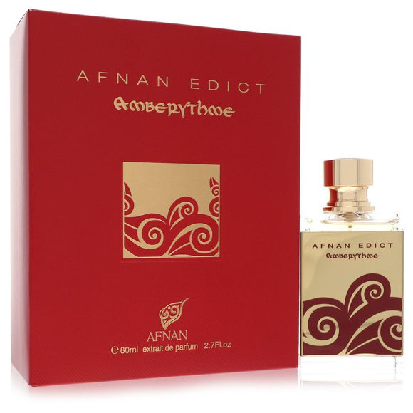 Afnan Edict Amberythme Perfume By Afnan Extrait De Parfum Spray (Unisex) for Women 2.7 oz