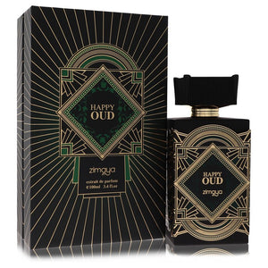 Afnan Zimaya Happy Oud Cologne By Afnan Extrait De Parfum Spray (Unisex) for Men 3.4 oz