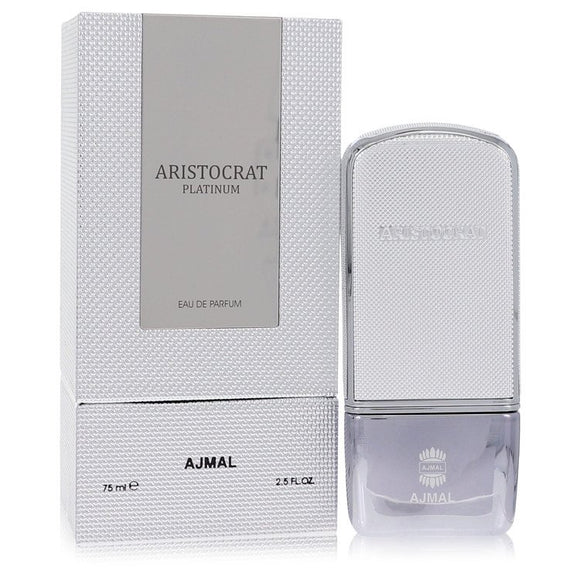 Ajmal Aristocrat Platinum Eau De Parfum Spray By Ajmal for Men 2.5 oz