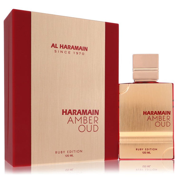 Al Haramain Amber Oud Ruby Eau De Parfum Spray (Unisex) By Al Haramain for Women 2 oz