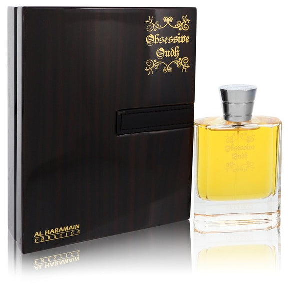 Al Haramain Obsessive Oudh Eau De Parfum Spray (Unisex) By Al Haramain for Men 3.4 oz