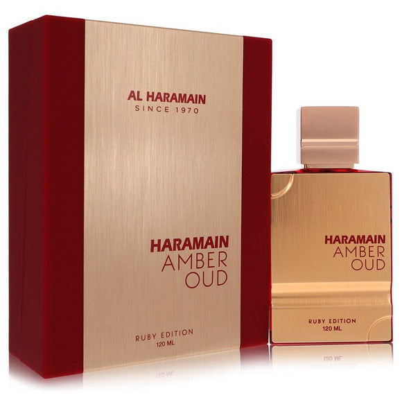 Al Haramain Amber Oud Ruby Eau De Parfum Spray (Unisex) By Al Haramain for Women 4 oz