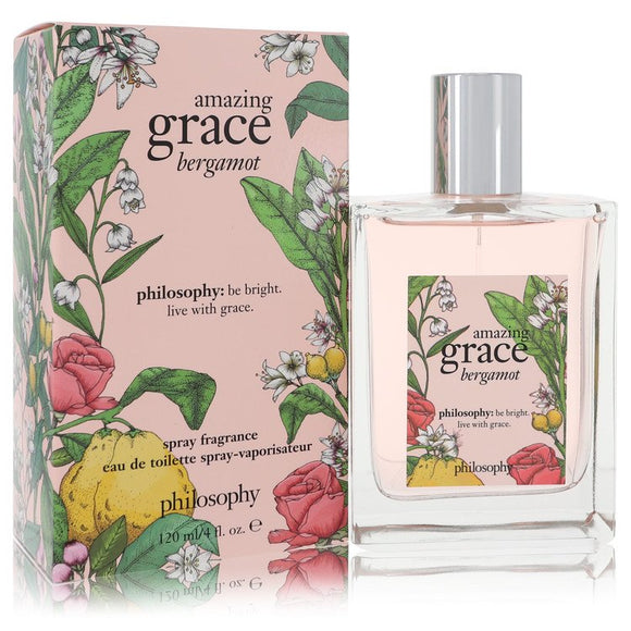 Amazing Grace Bergamot Eau De Toilette Spray By Philosophy for Women 4 oz