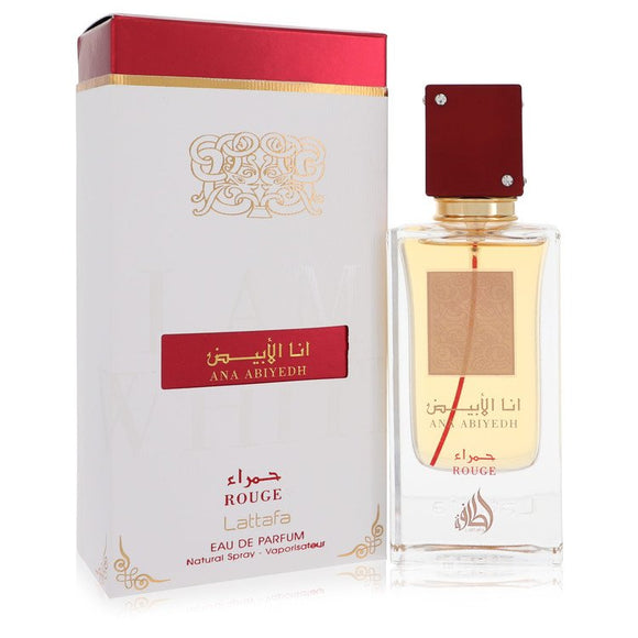 Ana Abiyedh I Am White Rouge Eau De Parfum Spray (Unisex) By Lattafa for Women 2 oz