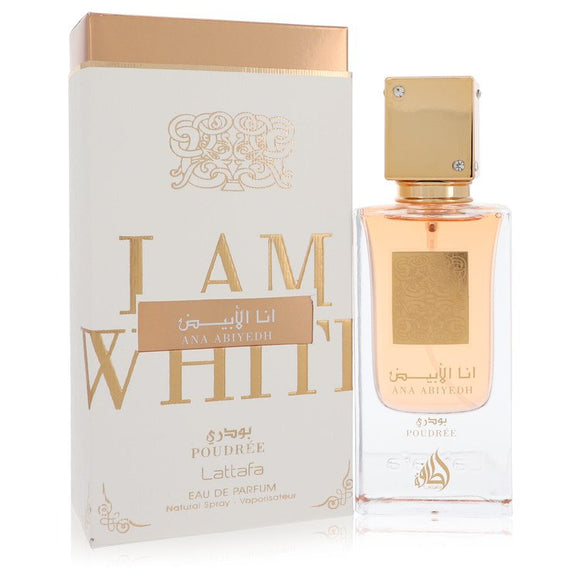 Ana Abiyedh I Am White Poudree Eau De Parfum Spray (Unisex) By Lattafa for Women 2 oz