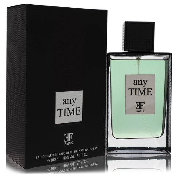 Any Time Eau De Parfum Spray By Elysee Fashion for Men 3.3 oz