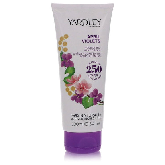 April Violets Hand Cream By Yardley London for Women 3.4 oz